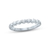 Thumbnail Image 0 of Monique Lhuillier Bliss Diamond Wedding Band 1 ct tw Oval & Round-cut 18K White Gold
