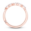 Thumbnail Image 4 of Monique Lhuillier Bliss Diamond Anniversary Band 1/2 ct tw Round & Marquise-cut 18K Rose Gold