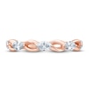 Thumbnail Image 3 of Monique Lhuillier Bliss Diamond Anniversary Band 1/2 ct tw Marquise & Round-cut 18K Rose Gold