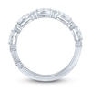 Thumbnail Image 4 of Monique Lhuillier Bliss Diamond Anniversary Band 1/2 ct tw Marquise & Round-cut 18K White Gold