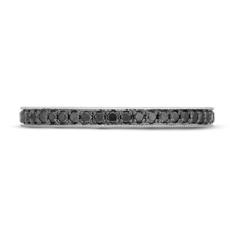Main Image 3 of Neil Lane Black Diamond Anniversary Ring 1/3 ct tw Round-cut 14K White Gold