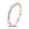Thumbnail Image 2 of Monique Lhuillier Bliss Diamond Contour Wedding Band 1/3 ct tw Round-cut 18K Rose Gold