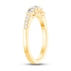 Thumbnail Image 2 of Diamond Anniversary Ring 1/2 ct tw Round-cut 10K Yellow Gold