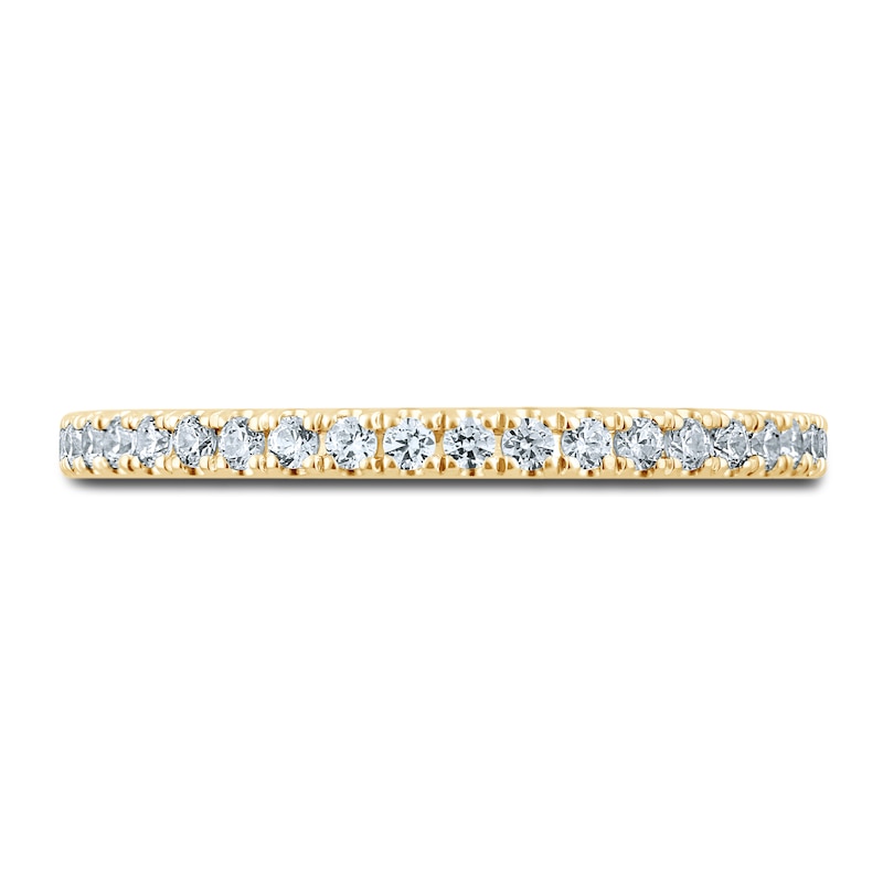 Main Image 3 of Monique Lhuillier Bliss Diamond Anniversary Band 1/4 ct tw Round-cut 18K Yellow Gold
