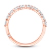 Thumbnail Image 4 of Monique Lhuillier Bliss Diamond Wedding Band 1-1/4 ct tw Round & Marquise-cut 18K Rose Gold