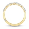 Thumbnail Image 3 of Monique Lhuillier Bliss Diamond Wedding Band 1/2 ct tw Marquise & Round-cut 18K Yellow Gold