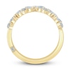 Thumbnail Image 4 of Monique Lhuillier Bliss Diamond Wedding Band 1/2 ct tw Marquise & Round-cut 18K Yellow Gold