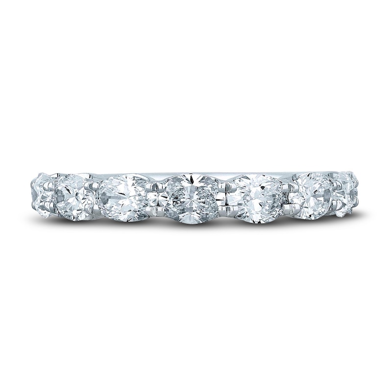 Monique Lhuillier Bliss Diamond Anniversary Band 2 ct tw Oval & Round-cut 18K White Gold