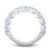 Thumbnail Image 4 of Monique Lhuillier Bliss Diamond Anniversary Band 2 ct tw Oval & Round-cut 18K White Gold