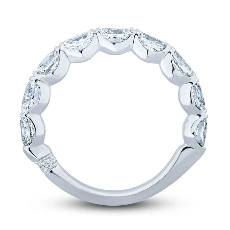 Main Image 4 of Monique Lhuillier Bliss Diamond Anniversary Band 2 ct tw Oval & Round-cut 18K White Gold