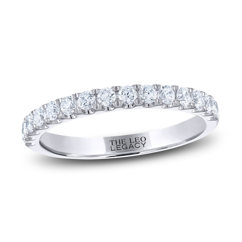 THE LEO Legacy Lab-Created Diamond Wedding Band 1/2 ct tw 14K White Gold