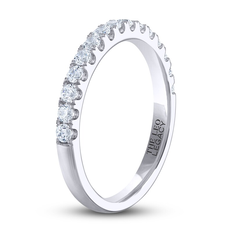 THE LEO Legacy Lab-Created Diamond Wedding Band 1/2 ct tw 14K White Gold