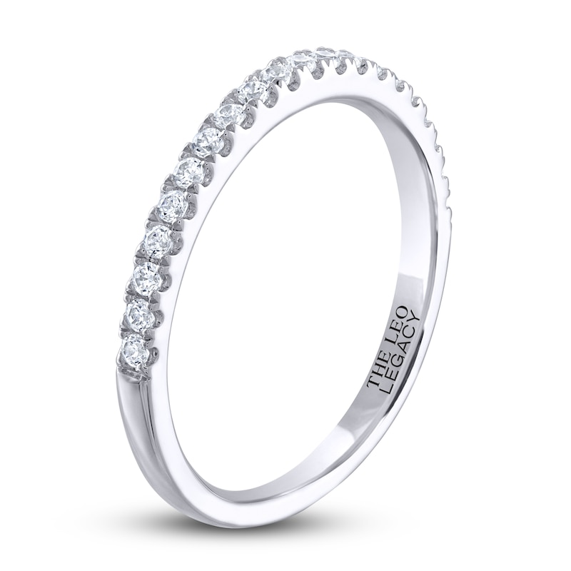 THE LEO Legacy Lab-Created Diamond Wedding Band 1/4 ct tw 14K White Gold