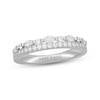 Thumbnail Image 1 of Neil Lane Diamond Anniversary Band 3/4 ct tw Round & Marquise-cut 14K White Gold