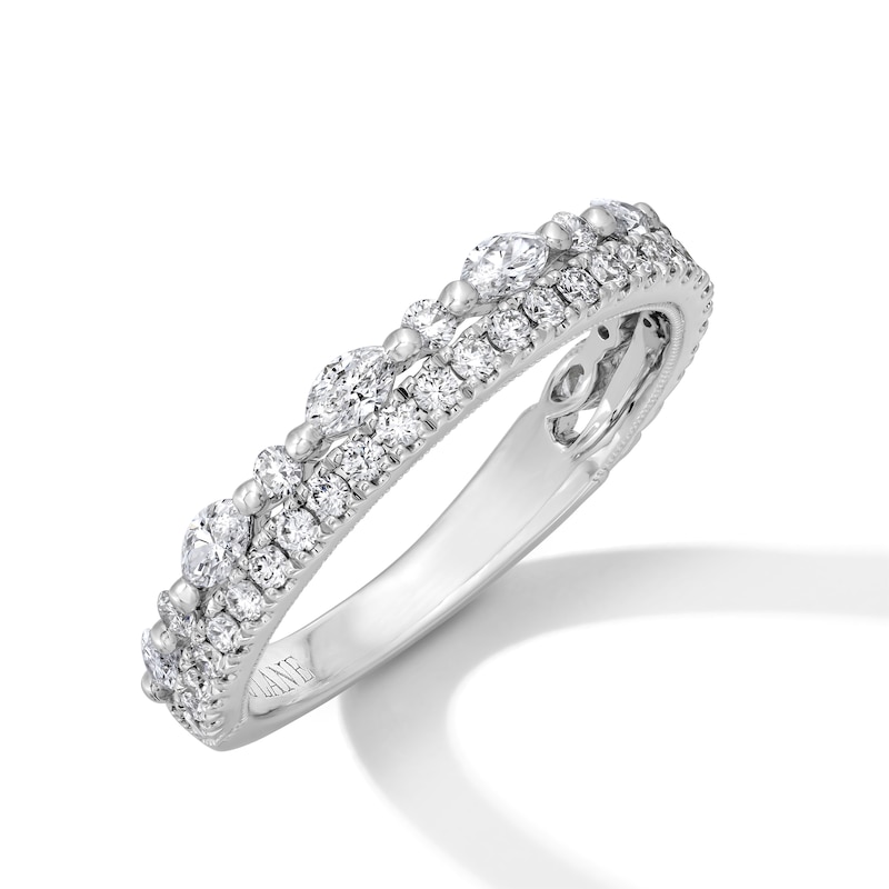 Main Image 4 of Neil Lane Diamond Anniversary Band 3/4 ct tw Round & Marquise-cut 14K White Gold