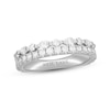 Thumbnail Image 1 of Neil Lane Diamond Anniversary Band 1 ct tw Round & Pear-Shaped 14K White Gold
