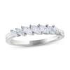 Thumbnail Image 0 of Diamond Anniversary Ring 1/2 ct tw Marquise-cut 14K White Gold