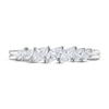 Diamond Anniversary Ring 1/2 ct tw Marquise-cut 14K White Gold