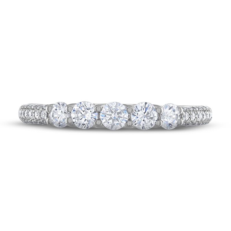 Main Image 3 of Now + Forever Diamond Anniversary Ring 5/8 ct tw Round-cut 14K White Gold