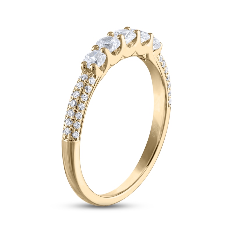 Main Image 2 of Now + Forever Diamond Anniversary Ring 5/8 ct tw Round-cut 14K Yellow Gold