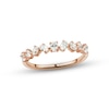 Thumbnail Image 0 of Diamond Anniversary Ring 1/2 ct tw Oval-cut 10K Rose Gold