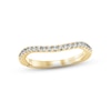 Thumbnail Image 1 of Monique Lhuillier Bliss Diamond Contour Anniversary Ring 1/4 ct tw Round-cut 18K Yellow Gold