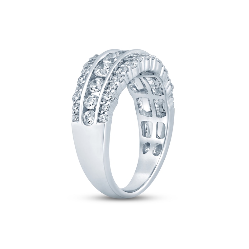 Main Image 2 of Now + Forever Diamond Anniversary Ring 1-1/2 ct tw Round-cut 14K White Gold