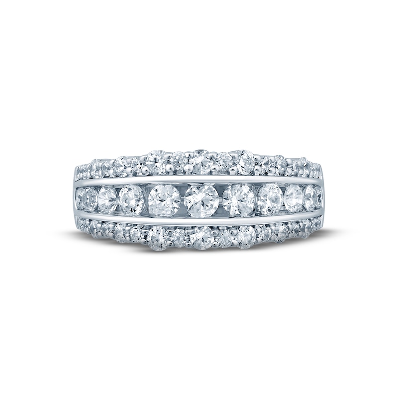 Main Image 3 of Now + Forever Diamond Anniversary Ring 1-1/2 ct tw Round-cut 14K White Gold