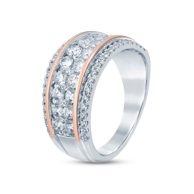 Main Image 2 of Now + Forever Diamond Anniversary Ring 1-5/8 ct tw Round-cut 14K Two-Tone Gold