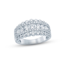 Now + Forever Diamond Anniversary Ring 2 ct tw Round-cut 14K White Gold