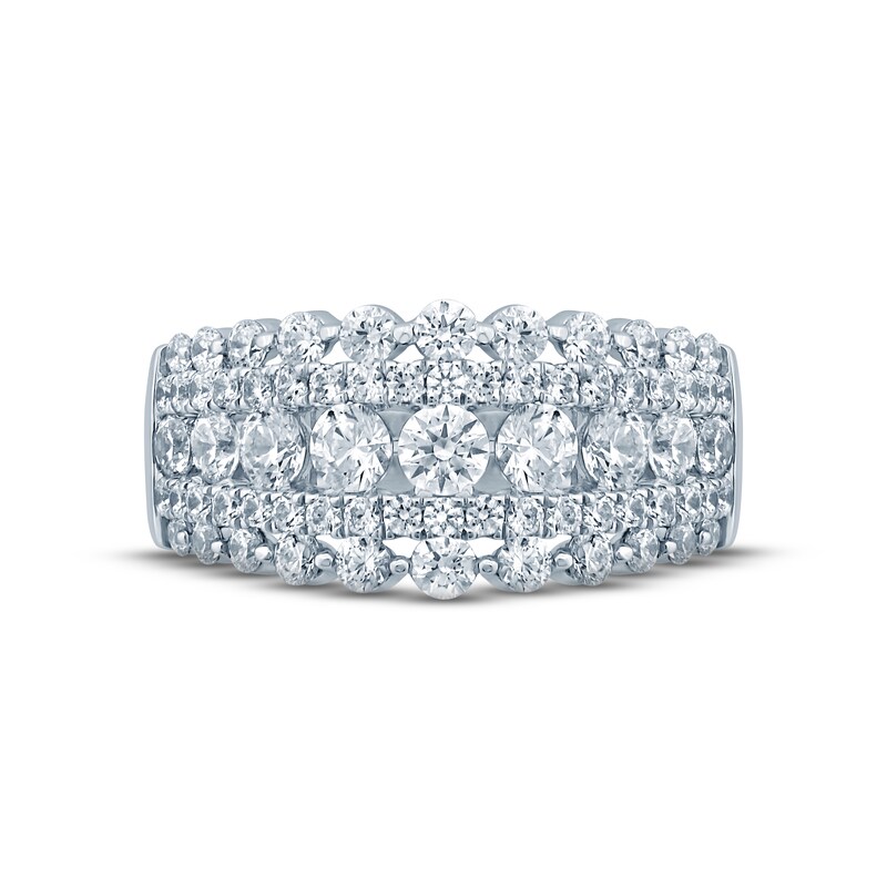 Main Image 3 of Now + Forever Diamond Anniversary Ring 2 ct tw Round-cut 14K White Gold