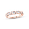 Thumbnail Image 0 of Diamond Anniversary Ring 1/2 ct tw Round-cut 14K Rose Gold