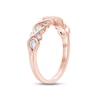 Thumbnail Image 1 of Diamond Anniversary Ring 1/2 ct tw Round-cut 14K Rose Gold