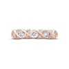 Thumbnail Image 2 of Diamond Anniversary Ring 1/2 ct tw Round-cut 14K Rose Gold