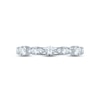 Thumbnail Image 2 of Diamond Anniversary Ring 1/2 ct tw Round-cut 14K White Gold