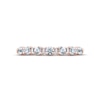 Thumbnail Image 3 of Now + Forever Diamond Anniversary Ring 1/2 ct tw Round & Baguette-cut 14K Rose Gold