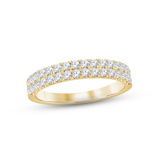 Now + Forever Diamond Anniversary Ring 1/2 ct tw Round-cut 14K Yellow Gold