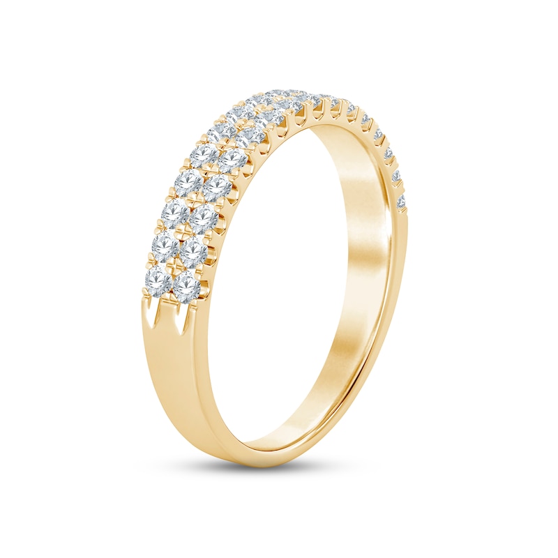 Main Image 2 of Now + Forever Diamond Anniversary Ring 1/2 ct tw Round-cut 14K Yellow Gold