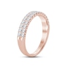 Thumbnail Image 2 of Now + Forever Diamond Anniversary Ring 1/2 ct tw Round-cut 14K Rose Gold