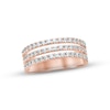 Thumbnail Image 0 of Diamond Anniversary Ring 3/4 ct tw Round-cut 14K Rose Gold