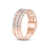 Thumbnail Image 1 of Diamond Anniversary Ring 3/4 ct tw Round-cut 14K Rose Gold