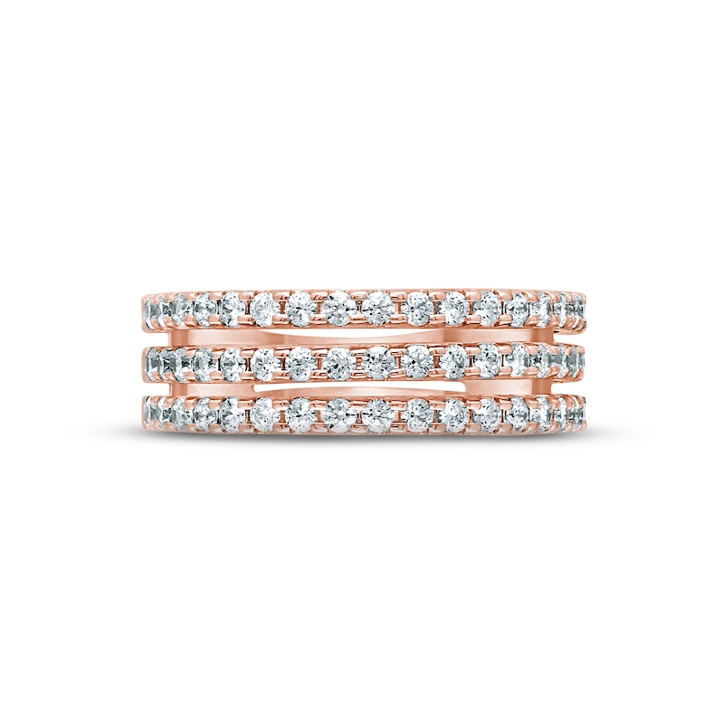 Main Image 3 of Now + Forever Diamond Anniversary Ring 3/4 ct tw Round-cut 14K Rose Gold