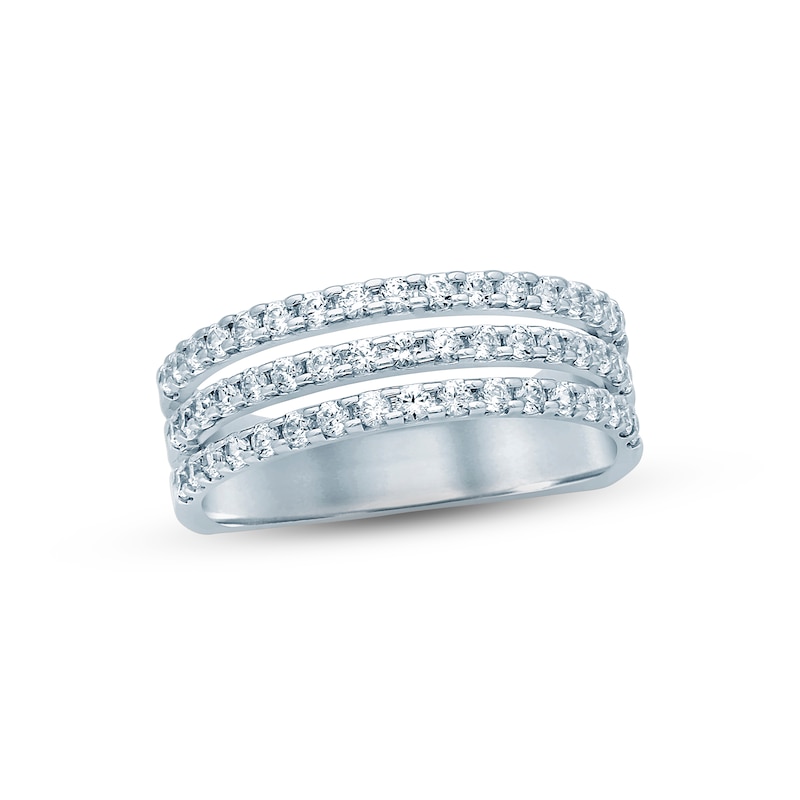 Main Image 1 of Now + Forever Diamond Anniversary Ring 3/4 ct tw Round-cut 14K White Gold