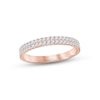 Thumbnail Image 1 of Now + Forever Diamond Anniversary Ring 1/4 ct tw Round-cut 10K Rose Gold