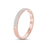 Thumbnail Image 1 of Diamond Anniversary Ring 1/4 ct tw Round-cut 10K Rose Gold