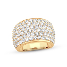 Now + Forever Diamond Anniversary Ring 3 ct tw Round-cut 14K Yellow Gold