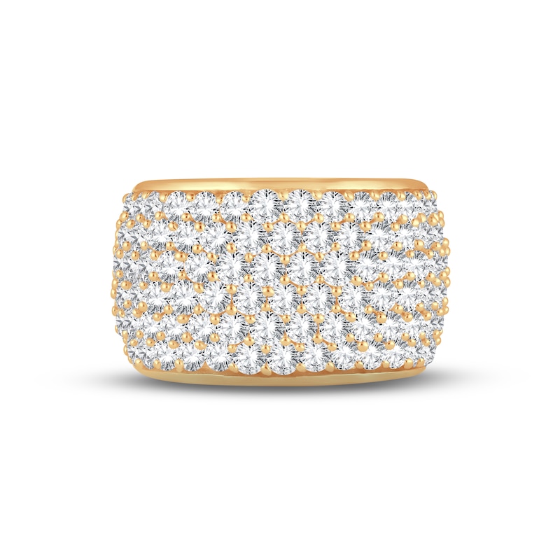 Main Image 3 of Now + Forever Diamond Anniversary Ring 3 ct tw Round-cut 14K Yellow Gold