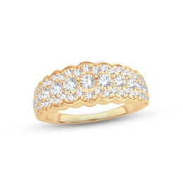 Now + Forever Diamond Anniversary Ring 1 ct tw Round-cut 14K Yellow Gold