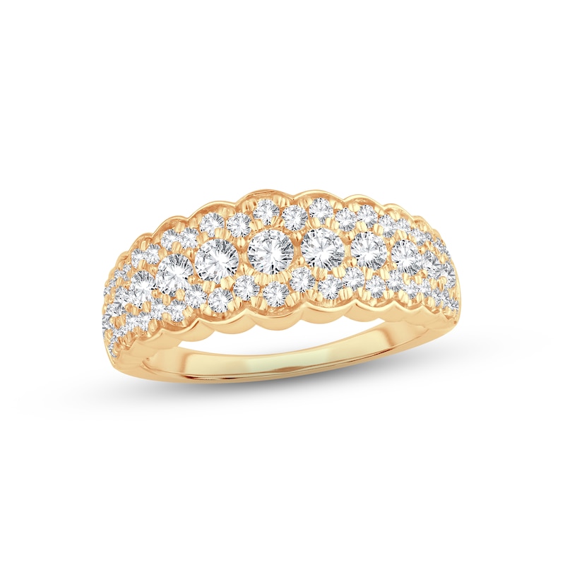 Main Image 1 of Now + Forever Diamond Anniversary Ring 1 ct tw Round-cut 14K Yellow Gold