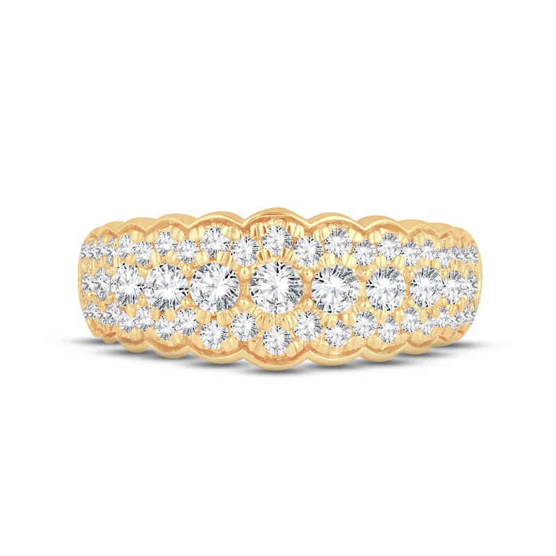 Main Image 3 of Now + Forever Diamond Anniversary Ring 1 ct tw Round-cut 14K Yellow Gold